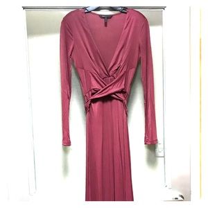 BCBG MAXI LONG SLEEVE DRESS